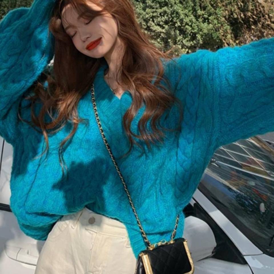 Áo Sweater Dáng Rộng Thiết Kế Mới Thời Trang Dành Cho Mùa Xuân Thu