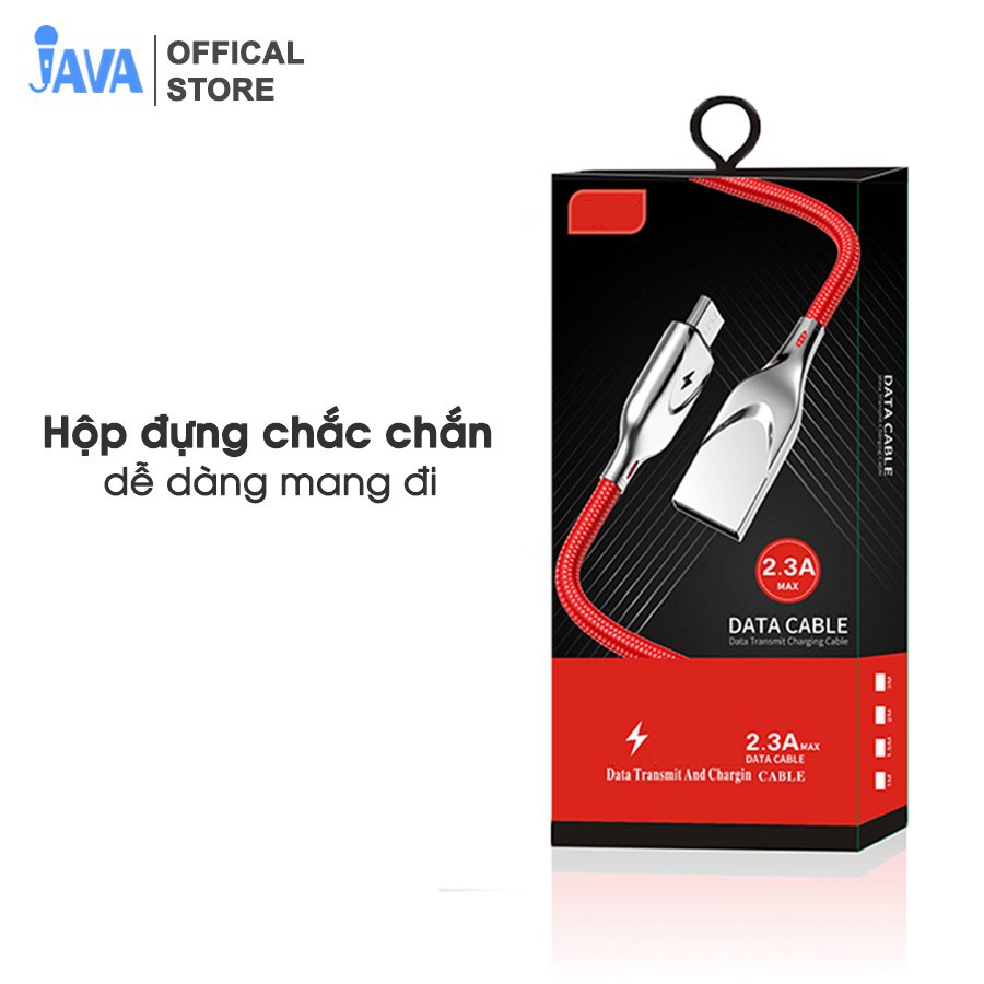 Dây cáp sạc nhanh có đèn báo mức pin - Ip Lightning - Micro USB - Type C