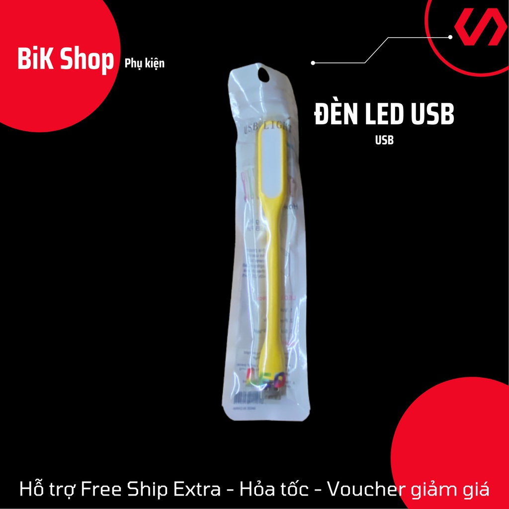 Đèn LED USB Siêu Sáng Cắm Nguồn Usb (Màu Ngẫu Nhiên) - Đèn USB Nhiều Màu - Đèn Máy Tính