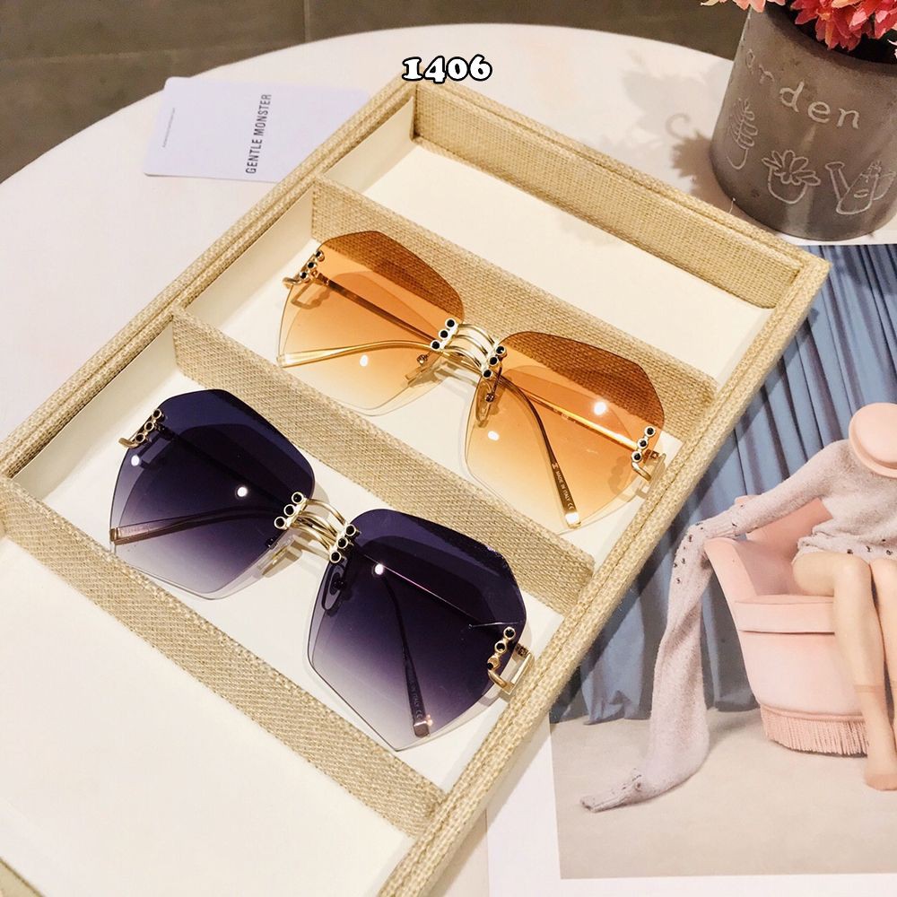 Mắt kính nữ phong cách vintage thời trang❤️FREESHIP❤️kính mát hàn quốc ulzzang M1406
