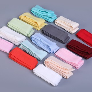 Dây Buộc Tóc cột tóc Cổ Trang Màu Trơn Không Hoa Văn bằng voan lụa