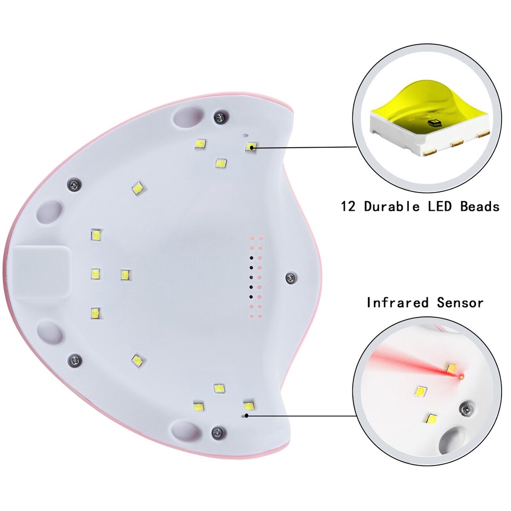 Bộ máy hong khô móng tay + phụ kiện Monja thiết kế cao cấp tiện dụng