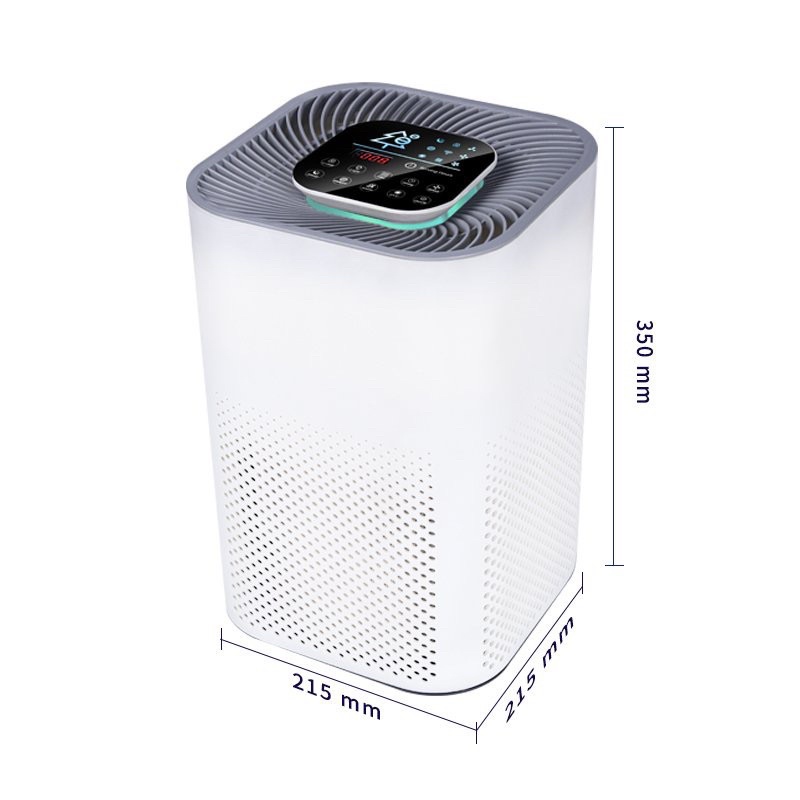 Máy Lọc Không Khí NANOMAX A-01, Bộ Lọc HEPA 4 Lớp Lọc Bụi Mịn, Màn Hình Cảm Ứng Tích Hợp Điện Thoại Thông Minh