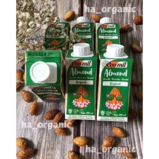 Sữa hạnh nhân hữu cơ Ecomil 200ml