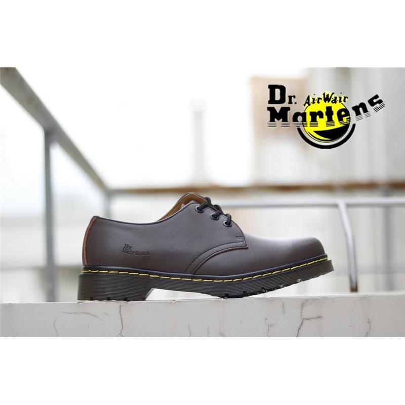 Dr. Martens Giày Bốt Da Cổ Thấp Thời Trang Cho Nam Nữ