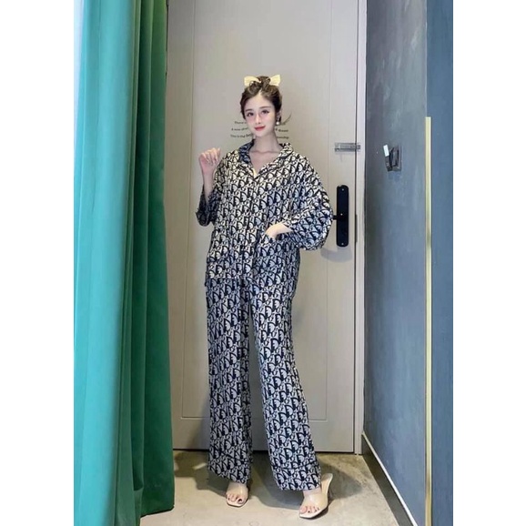 PIJAMA LỤA CÁNH DƠI ĐỒ NGỦ MẶC NHÀ CAO CẤP