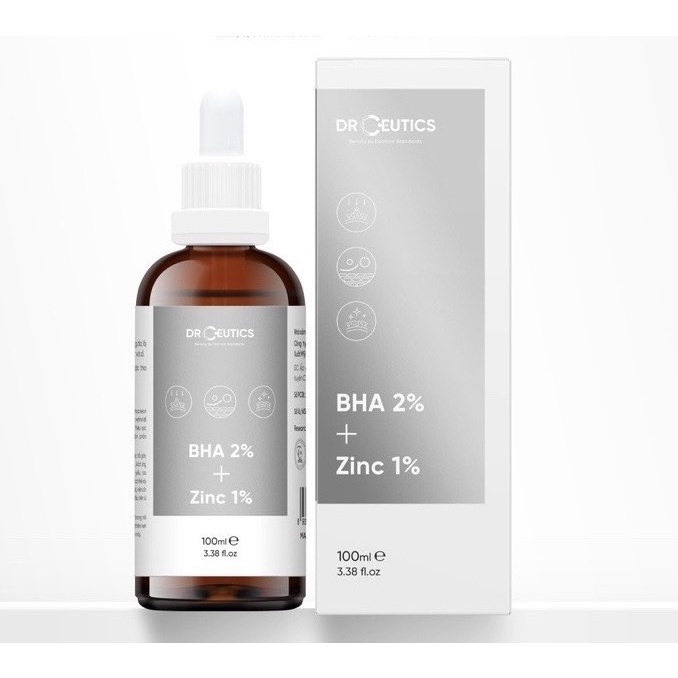 Tinh Chất Serum Chứa BHA Và ZinC DrCeutics - Giảm Mụn Và Giảm Sưng Mụn