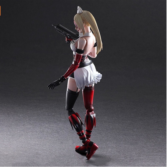 Mô Hình Figure có khớp Harley Quinn y tá chất lượng cao 26cm