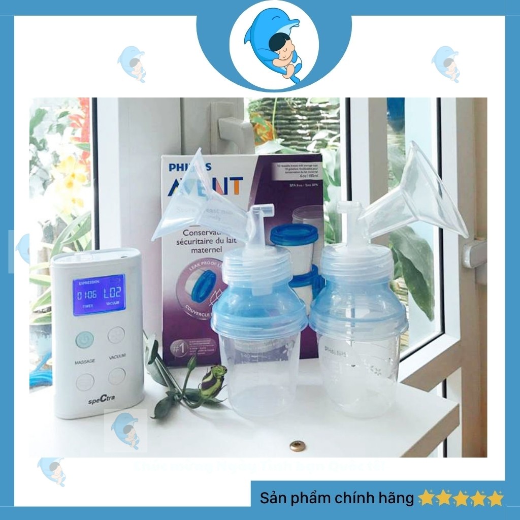 Cốc Trữ Sữa Phillips Avent Dung Tích 180/240ml Chính Hãng