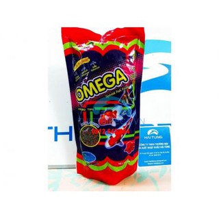 Thức ăn cá OMEGA 250gr. Dòng thức ăn giúp cá phát triển toàn diện. Cám cá Omega