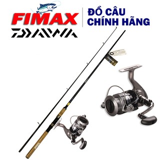 Bộ Cần Câu Lure Máy Đứng Daiwa Sweepfire 2m1 + Máy Daiwa Strike Force 4000-B Chính Hãng - Tặng Kèm Túi Đựng Cần