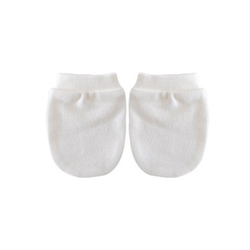 1 đôi găng tay chống cào mặt bằng cotton mềm xinh xắn dành cho bé sơ sinh