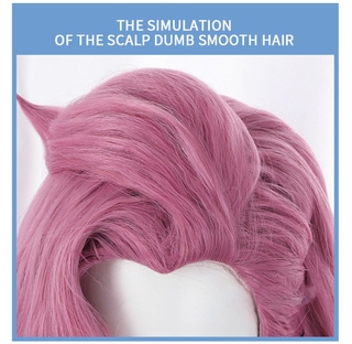 cosplay wig pink purple gradient