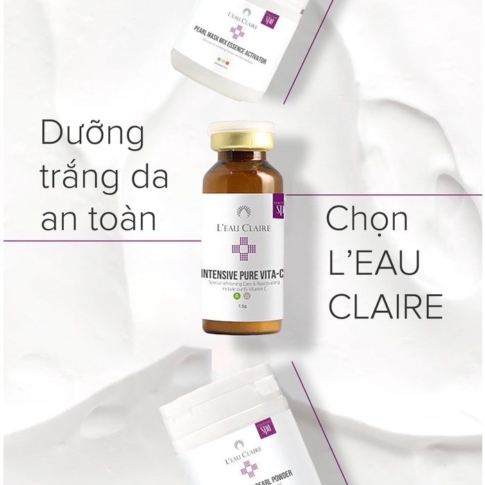 Ủ Trắng L'eau Claire Pearl Mask Mix Essence Activator Thành Phần Tự Nhiên Nuôi Dưỡng Da Sáng Bóng Mềm Mịn 250ml