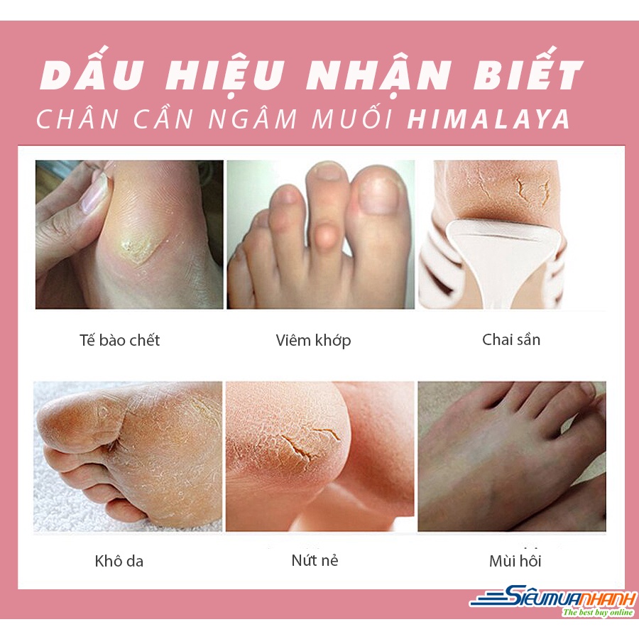Muối ngâm chân Himalaya
