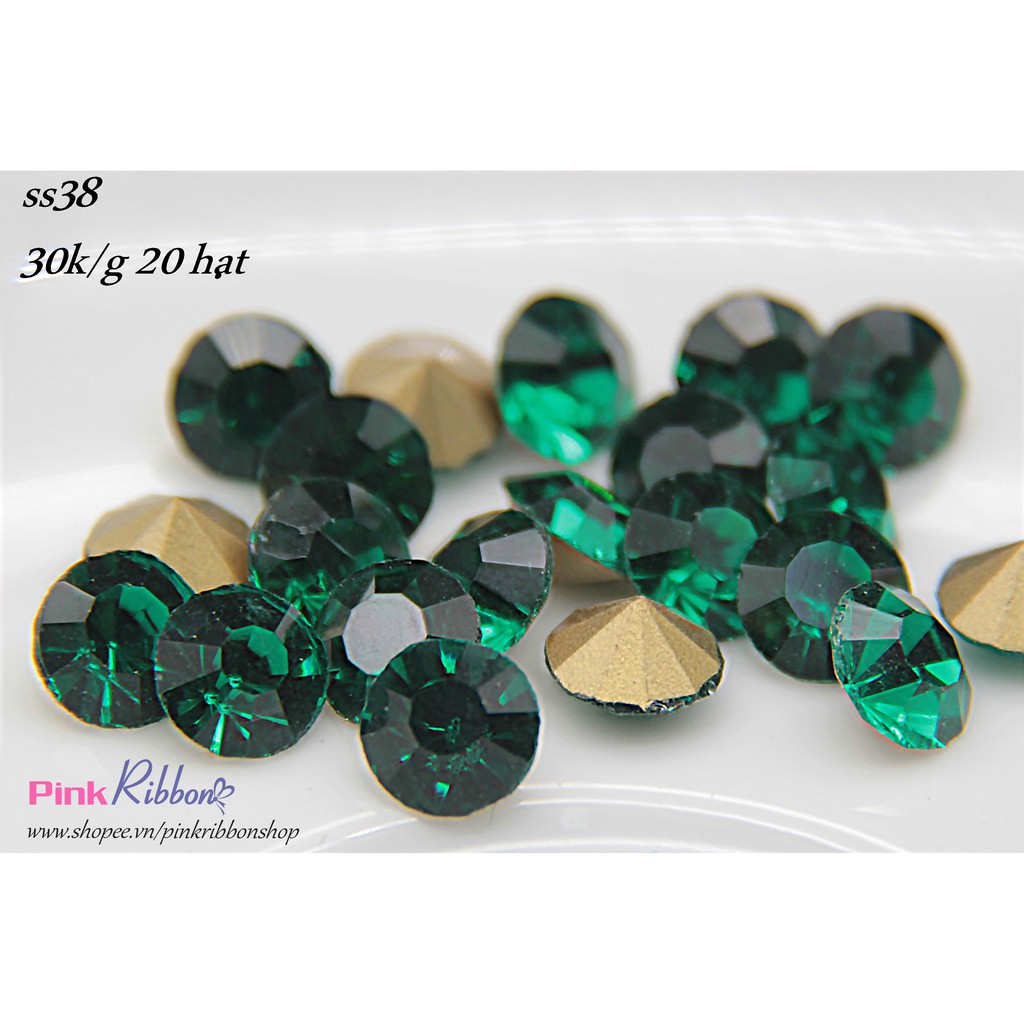 Set đá chân nhọn ss38 (8mm) - Túi 20 viên