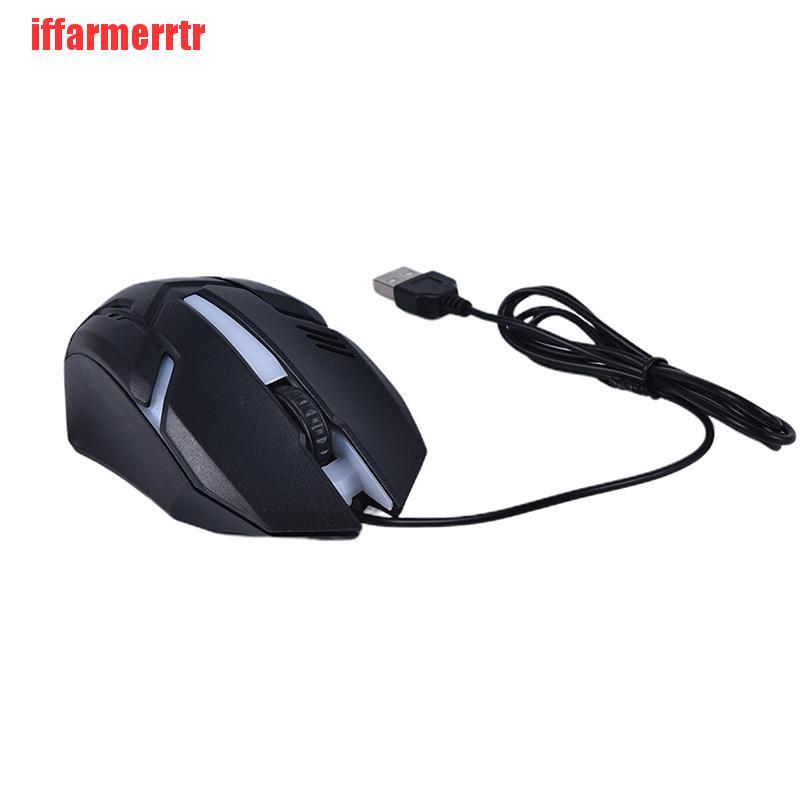 {iffarmerrtr}Wired Gaming Mouse Gamer Optical USB Computer Mouse Mice for PC Laptop Mouse LKZ