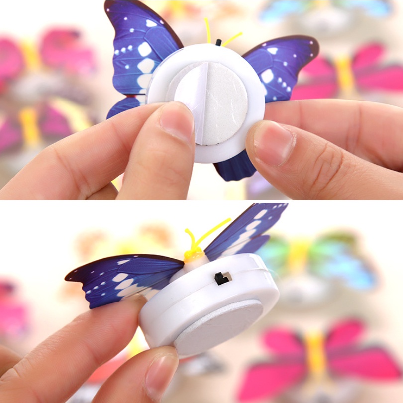 Đèn Ngủ LED Hình Bướm 3D Dán Tường