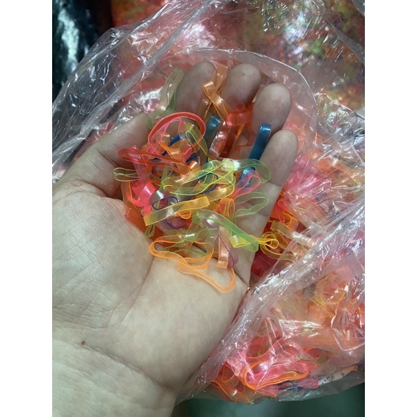 [Giá Sỉ] 1Kg Thun Cột Tóc Nhiều Màu, Nhiều Size Siêu Dai