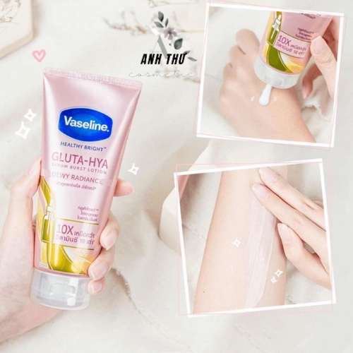 Sữa dưỡng thể trắng da ban đêm Vaseline Gluta Hya 10x/Sữa dưỡng thể trắng da Vaseline/vaseline gluta hya 10x chính hãng