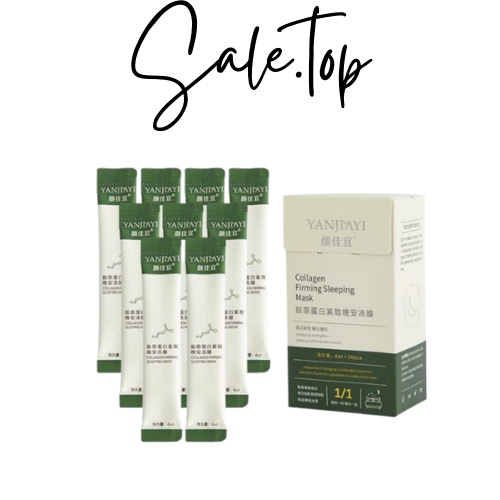 Mặt nạ ngủ thạch collagen nâng cơ, căng bóng, bổ sung collagen gấp 5 lần - sale.top