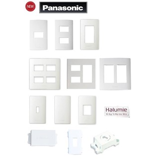 Mặt 1 lỗ, 2 lỗ, 3 lỗ, 4 lỗ, 6 lỗ - panasonic dòng halumie series - wevh68010 / wevh68020 / wevh68030 / wevh68040