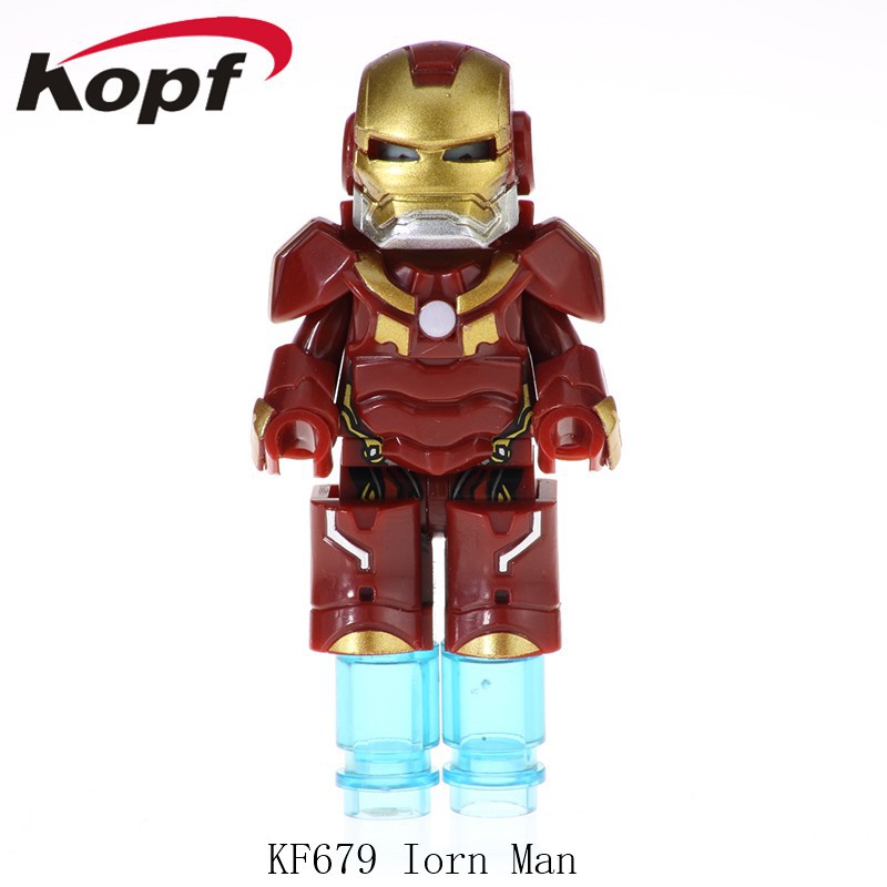 Mô Hình Lắp Ráp Kf6066 Iron Man Tony Stark Mark 50 Marvel Iron Man