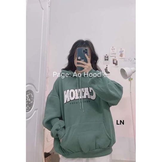 Áo hoodie nỉ cotton CATION LN12