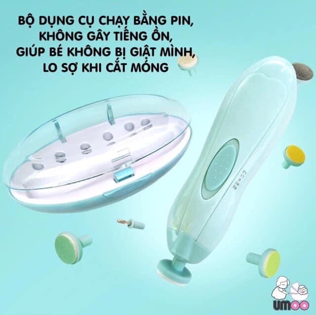 Bộ dũa móng UMOO an toàn cho bé