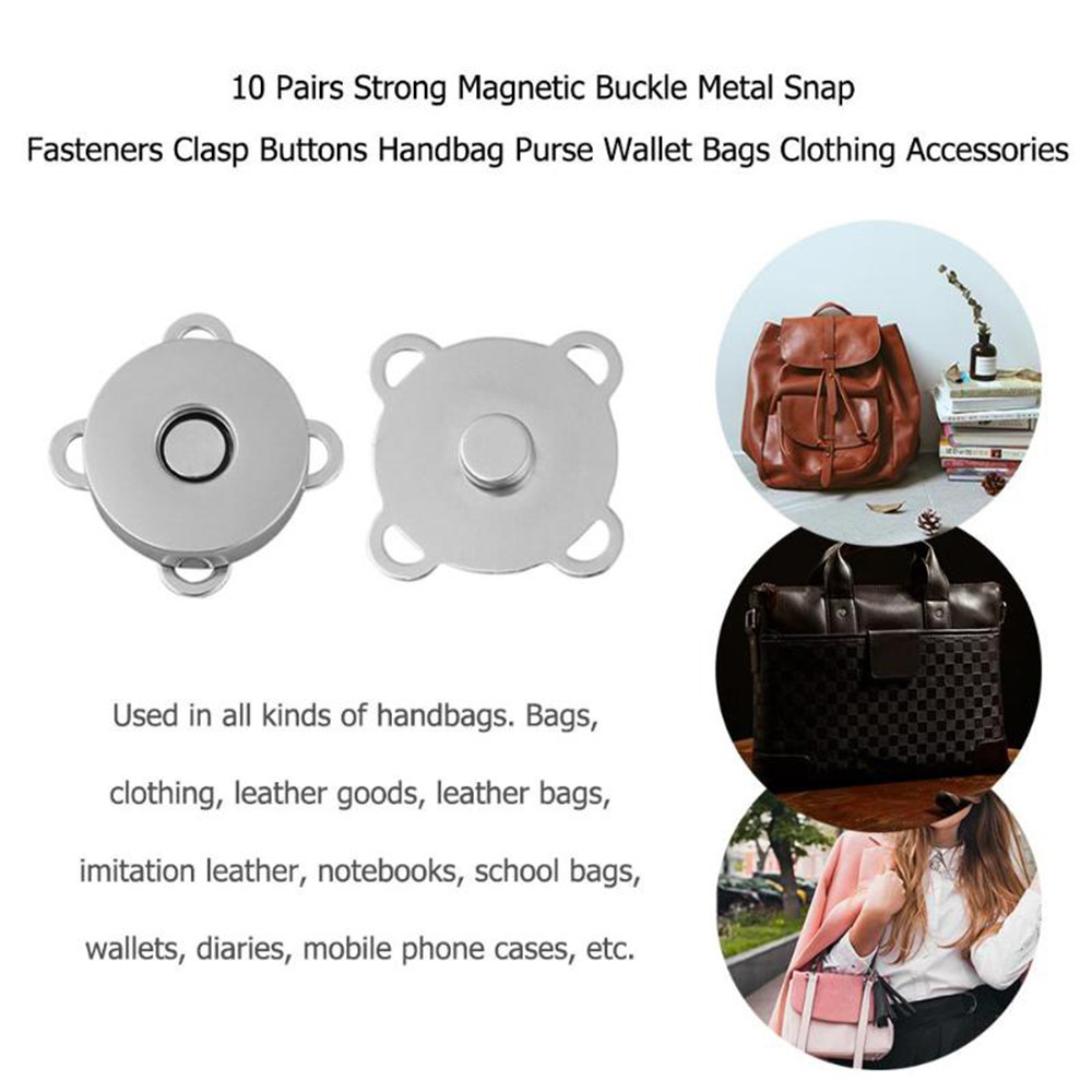 Nút hít nam châm DIY khoá túi hành lý