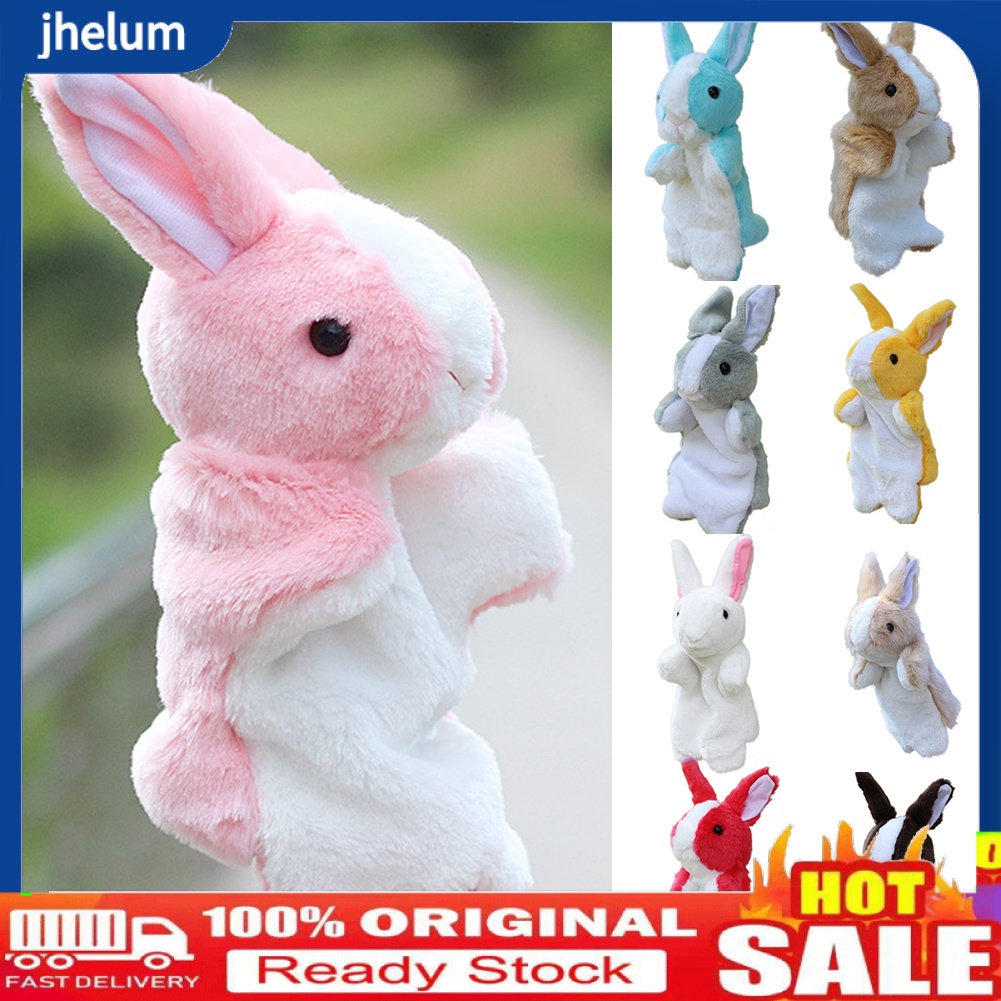 Con Rối Đeo Tay Hình Thỏ Nhồi Bông Dễ Thương Dành Cho Bé