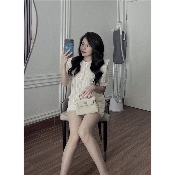 [ 𝐅𝐑𝐄𝐄 𝐒𝐇𝐈𝐏 ] SET REN SỌC CỔ BÈO CÚC NGỌC