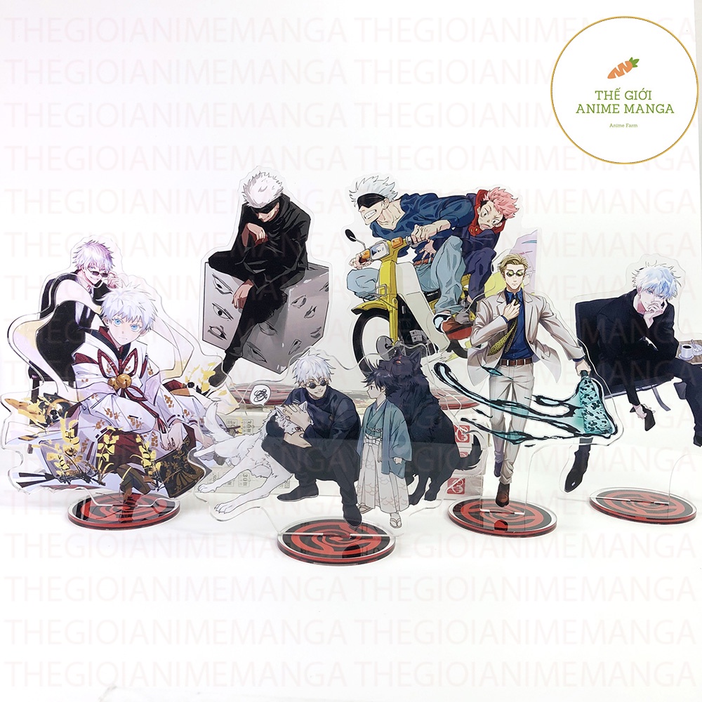 STANDEE JUJUTSU KAISEN Tượng Acrylic Anime mô hình Chú Thuật Hồi Chiến mica chibi trang trí trưng bày
