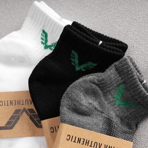 Tất Vớ Nam Nữ Thể Thao Cao Cấp Vina Sport Cổ Cao/Ngắn Sợi Cotton Hút Ẩm, Khử Mùi, Tất Thể Thao, Lapi VN