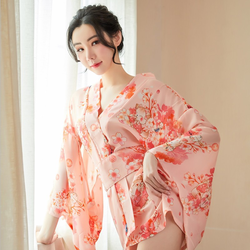 Set đồ ngủ kimono cao cấp L384 | BigBuy360 - bigbuy360.vn
