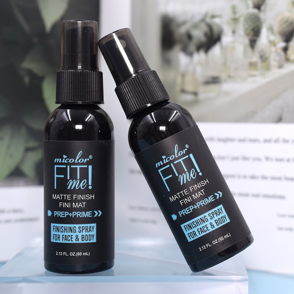 Sẵn Sàng Cổ MICOLOR Trang Điểm Trong Suốt Dưỡng Ẩm 1 Xịt Nước Không Cất Cánh Trang Điểm Đen 60ML Cá Tuyết