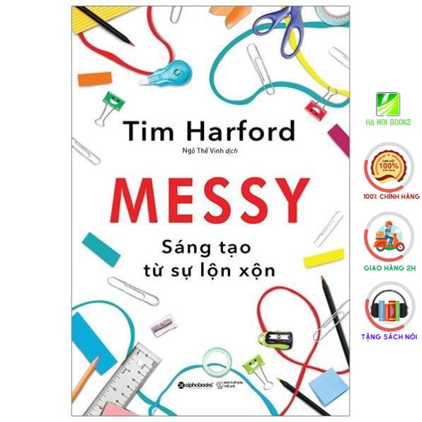 Sách Alphabooks-Messy:sáng tạo từ sự lộn xộn