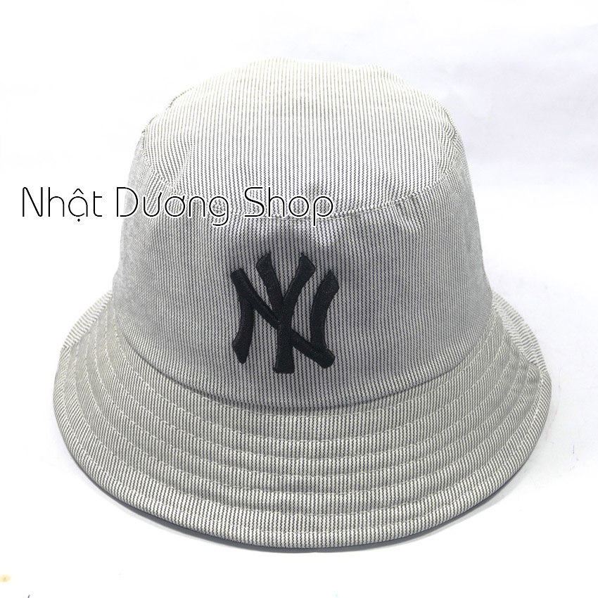 Nón BucKet, nón tai bèo NY 1 mặt chất liệu Kaki Form chuẩn đẹp thích hợp cho tuổi teen