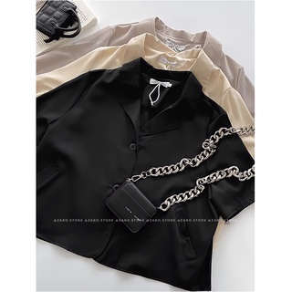 Áo blazer ngắn tay