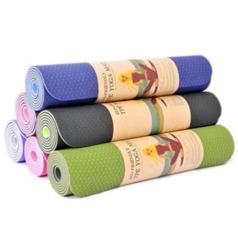 [LOẠI TỐT NHẤT] THẢM TẬP YOGA TPE 2 LỚP DÀY 6MM