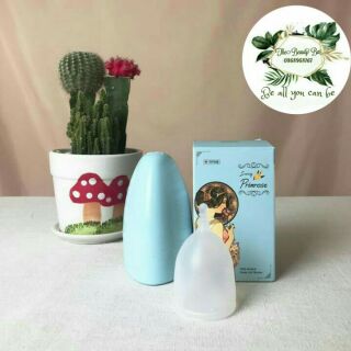 Bộ cốc nguyệt san Primrose Evening và nước rửa cốc Primrose Evening 150ml nhập khẩu Hàn Quốc