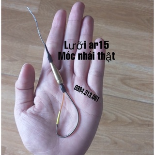Lưỡi câu cá lóc nhái sống docauca68 lưỡi câu lóc nặng 6g có kèm chì, lưỡi câu cá quả