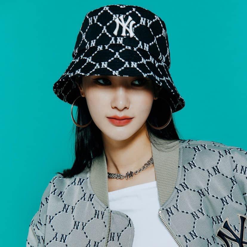 Bucket MLB diamond mono unisex nam nữ 2022 thời trang cứng cáp