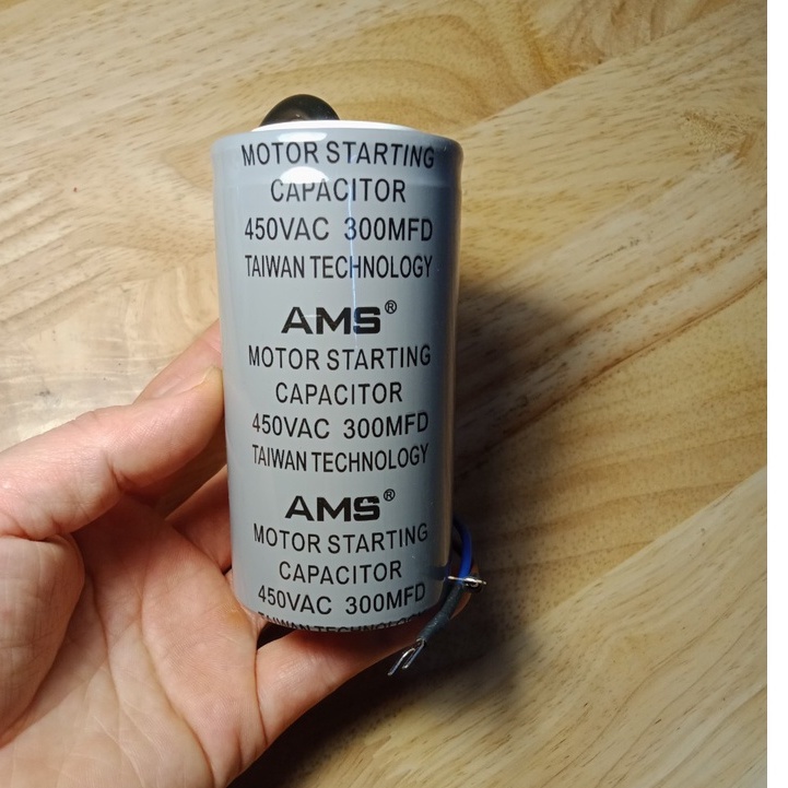 Tụ đề, Tụ điện khởi động môtơ 450V - 300uf, 400uf