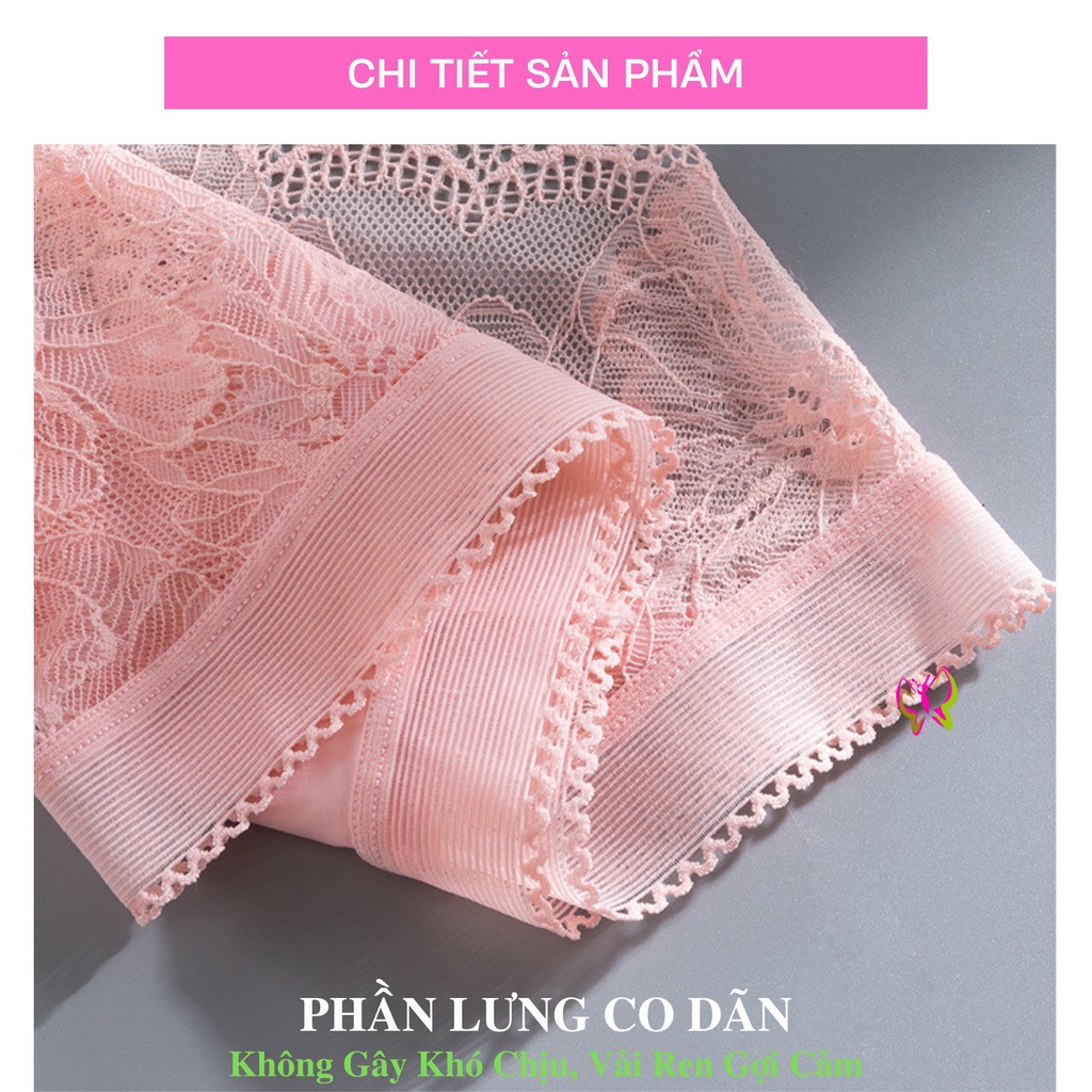Quần lót nữ sexy ren kiểu trẻ trung, thoải mái, thoát mát (MS 03109) Anna Shop
