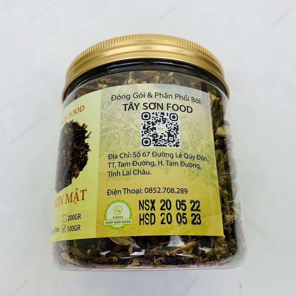 HŨ 200GR Trà Sơn Mật Hồng Sâm Thơm Ngọt Giúp Thanh Nhiệt Ngủ Ngon - Tây Sơn Food