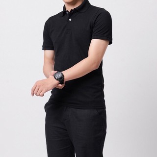 Áo Thun Có Cổ Vải Cá Sấu Poly Thái Co Dãn Wit-Fashion Phom Xuông Dùng Chung Đồng Phục Nam Nữ