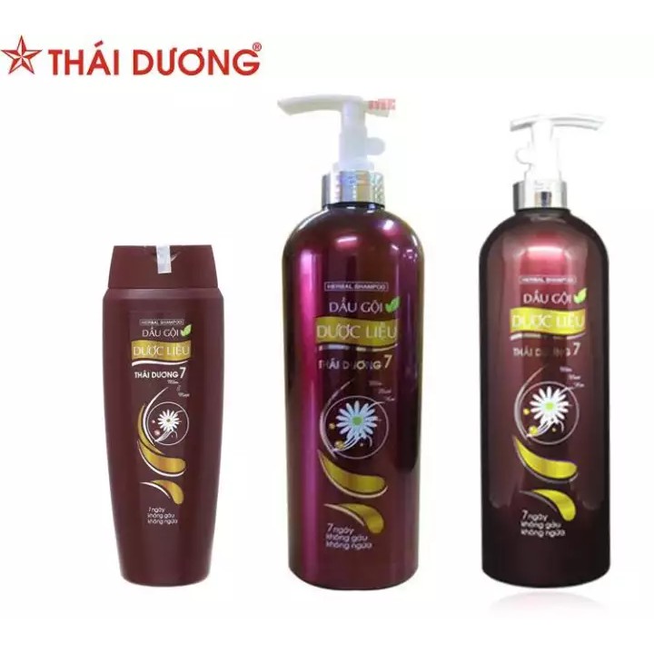 DẦU GỘI THÁI DƯƠNG 7 200ml, 600ml, 1100ml