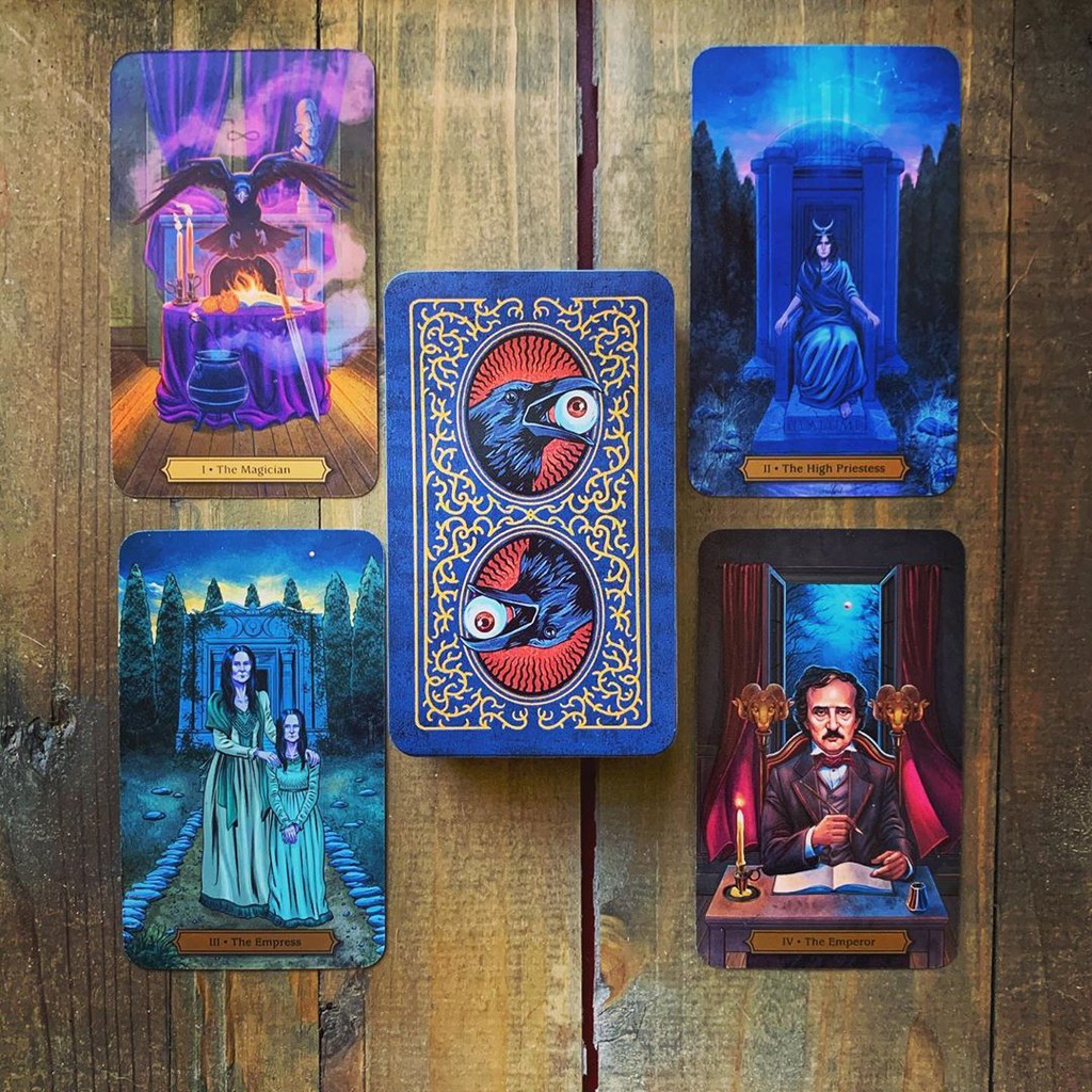 Bộ Bài Edgar Allan Poe Tarot (Mystic House Tarot) - Bài Gốc Authentic Chính Hãng 100%