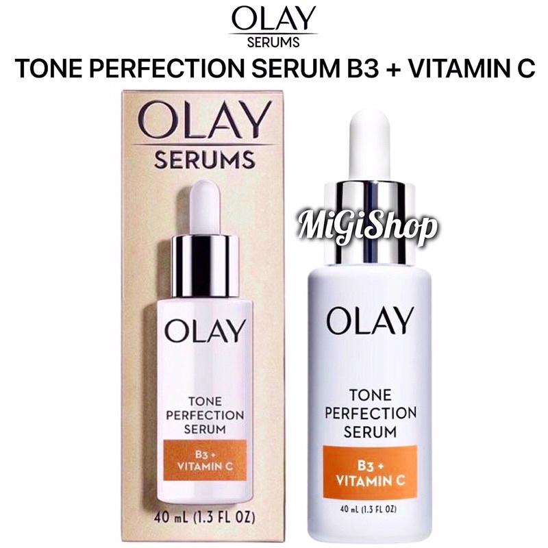 [Hàng Mỹ] Tinh Chất Làm Trắng Da Mờ Thâm Nám Olay Tone Perfection Serum 40ml